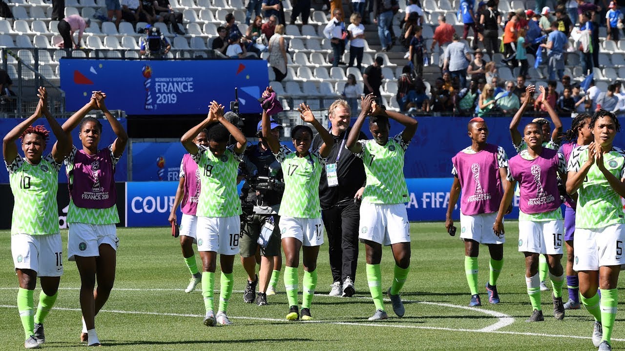 Women s World Cup Falcons Players Celebrate Qualification YouTube