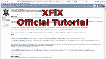 Xbox One Internal Hard Drive Upgrade or Repair: Official Tutorial