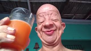 Bald Guy Drinks Orange Juice Meme