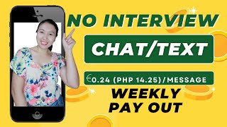 CHAT/TEXT MODERATORS (UP TO PHP 14.25 PER MESSAGE) NO INTERVIEW, WEEKLY PAYOUT | Sincerely Cath