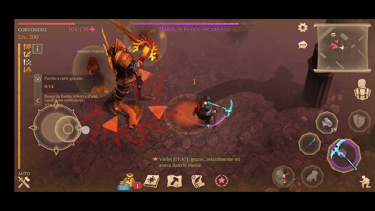 Grimsoul missione veterana boss2800danni..4 di mattina🤣🤣