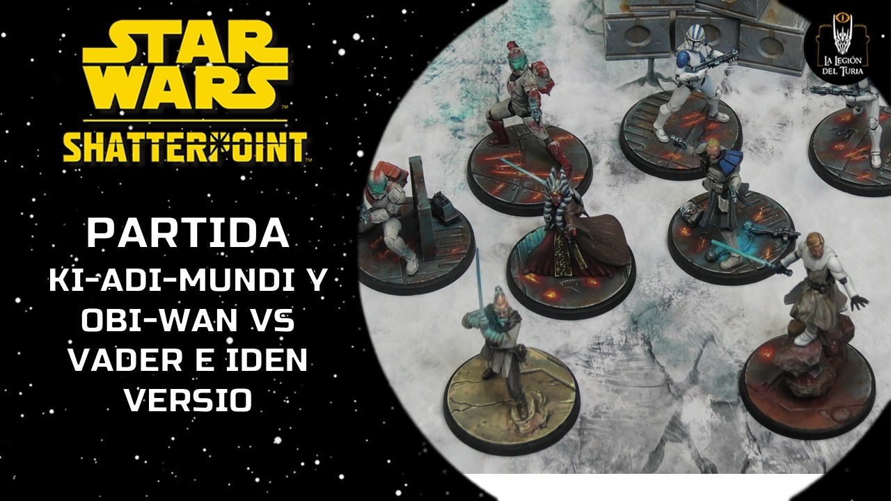 STAR WARS Shatterpoint: Ki-Adi-Mundi y Obi-Wan vs Vader e Iden Versio