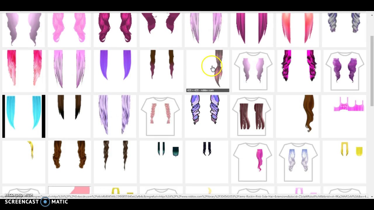 Candy Apple Hair Extensions Roblox