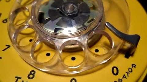 UNDERSTANDING The Western Electric Rotary Telephone Dial Center Removal