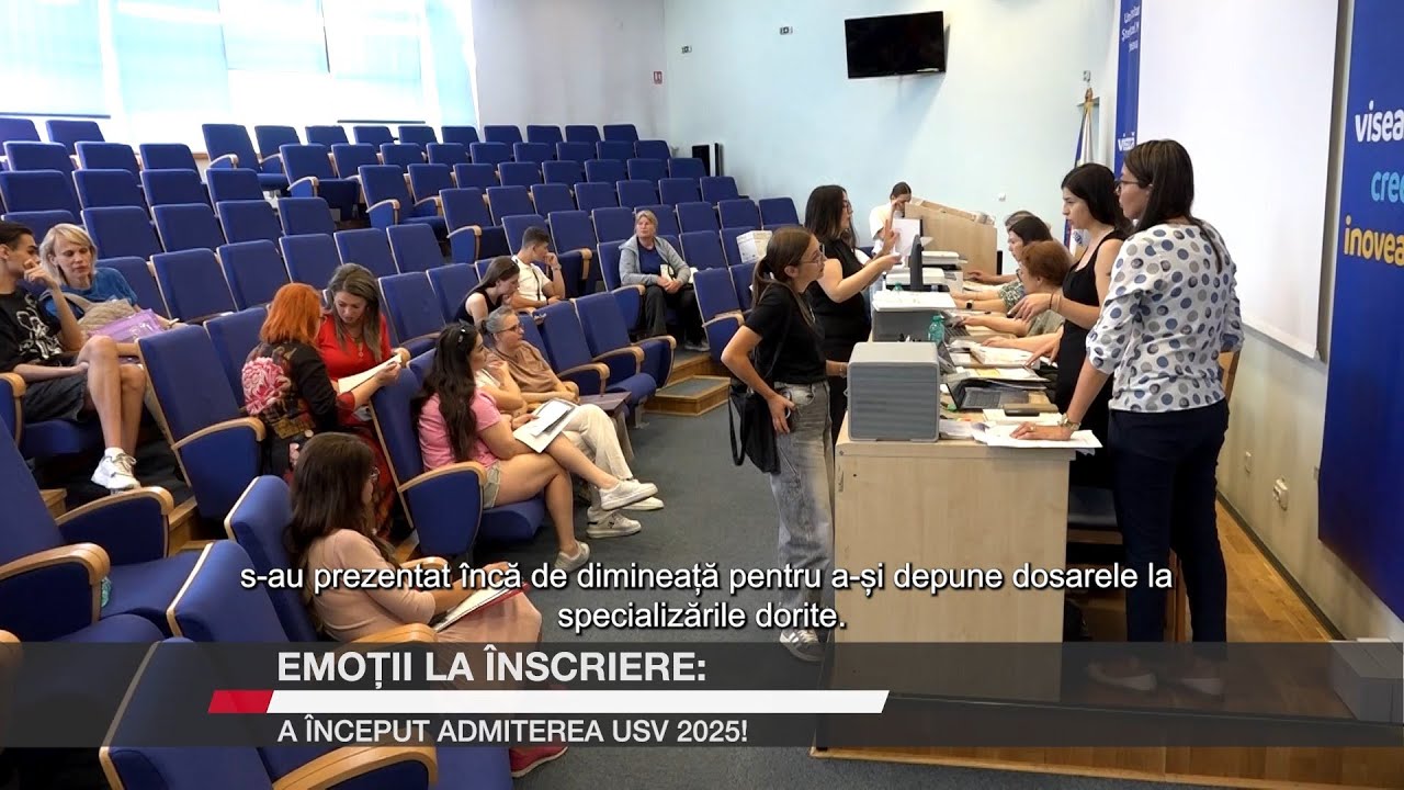 Emoții la înscriere: A început admiterea USV 2025!