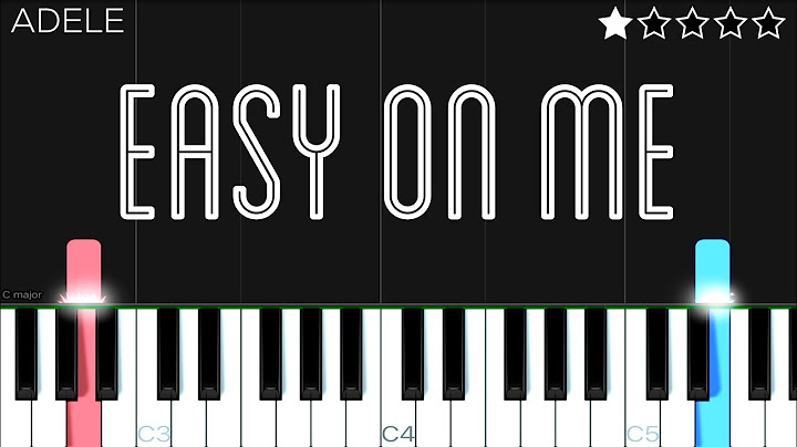 Easy On Me Piano version - Piano performance video thumbnail