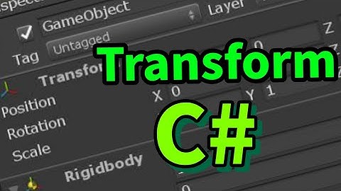 Unity Transform component in Hindi/Urdu