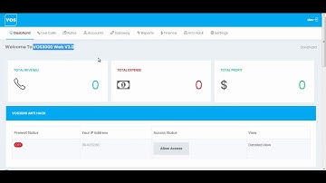 How to do basic configuration of VOS3000 Web V3.0