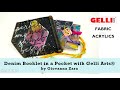 Gelli Arts® Denim Booklet in a Jeans Pocket by Giovanna Zara