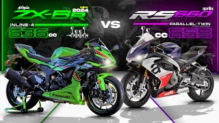 New 2024 Kawasaki ZX6R vs Aprilia RS 660  ┃ Which one should you choose?