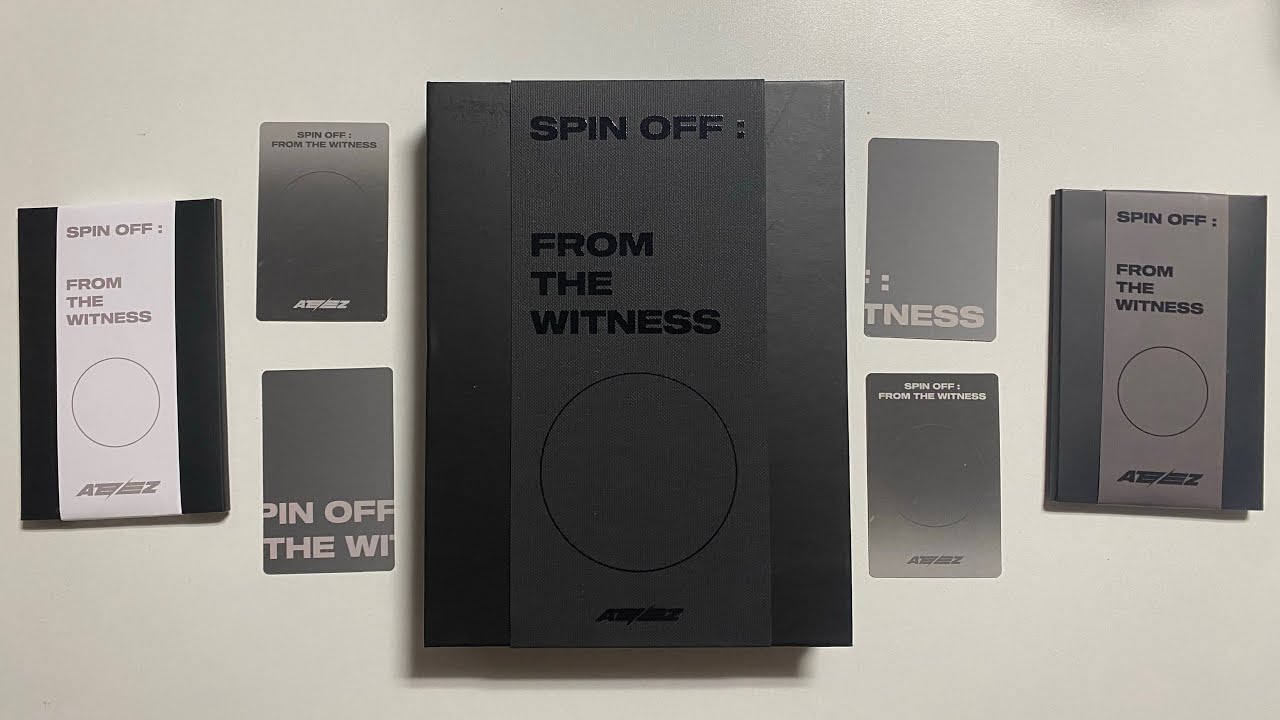 Ateez Spin Off: From The Witness Unboxing (A & Z Poca versions ...