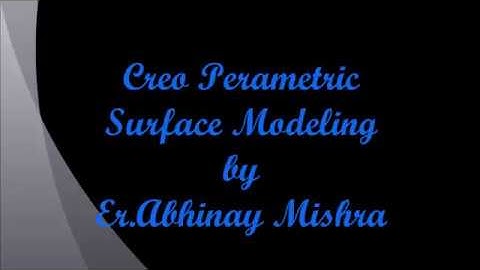 surface modelin on creo