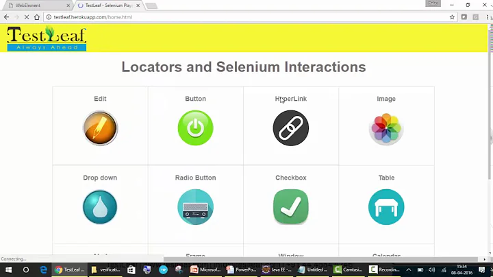 Browser, Element Verification Using Selenium