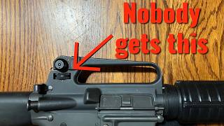 No One Understands How A2 Sights Work...