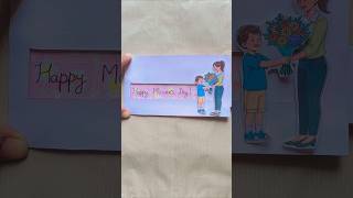 Mothers Day Card Idea | DIY Card #diy #craft #shorts #mothersdaycard #youtubeshorts #cards