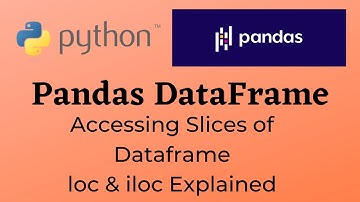 Python DataFrame PT-5.2 ||  Finding Slices of DataFrame || loc , iloc Explained || CLASS 12 IP