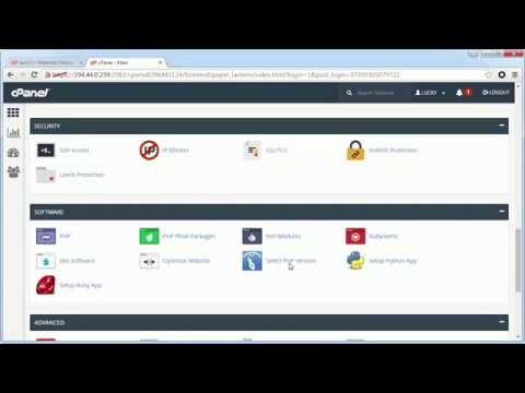 How to select php version in  cPanel