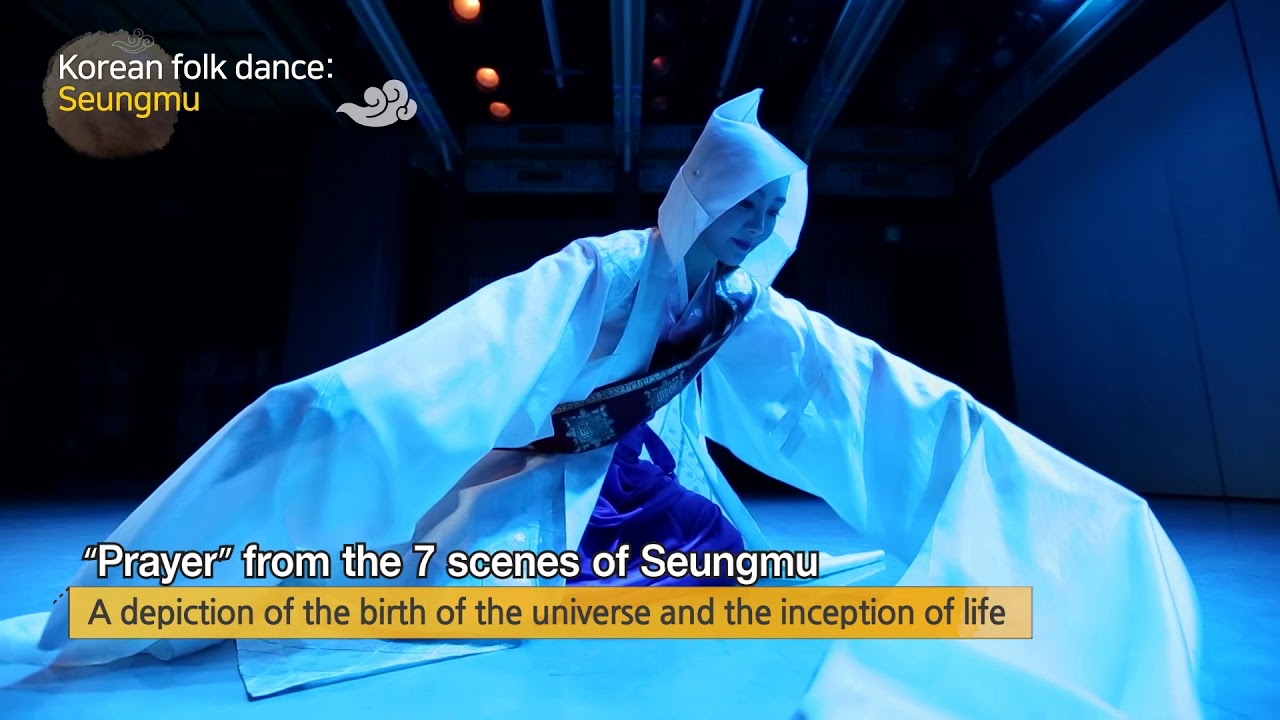 Korean religious folk dance Seungmu