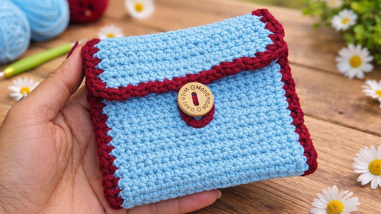 Mini Crochet Purse Tutorial | How to Make a Crochet Purse Step by Step |