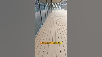 Thi công sàn gỗ nhựa ngoài trời cho trung tấm thương mại| Gỗ nhựa composite