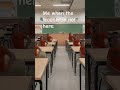 me when the teacher is not here: