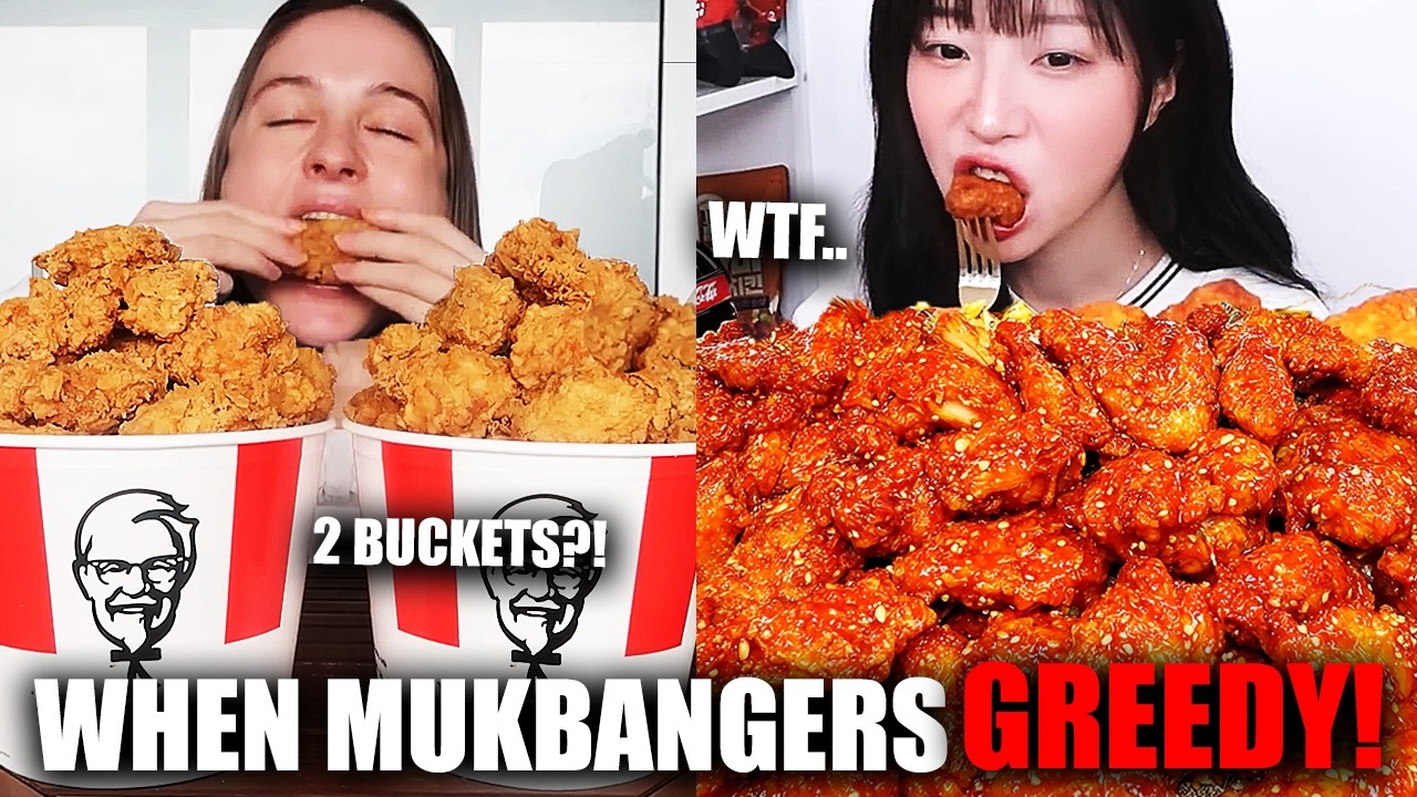 when mukbangers are GREEDY