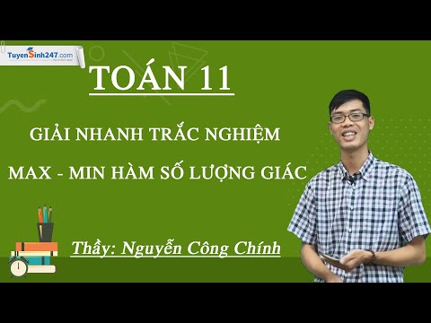 Video Giải nhanh trắc nghiệm Max - Min hàm số lượng giác -... - youtube
