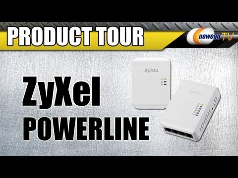 Newegg TV: ZyXEL 4-Port 500Mbps Powerline Gigabit Switch and 1-Port Adapter Product Tour