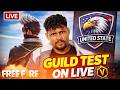 Free Fire Guild Test On Live 🔴| Custom Room | its Mehra #garenafreefire #freefiremax