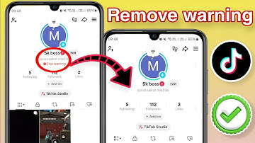 How to Remove Account Warning Problem on TikTok 2025 | Remove TikTok Warning"
