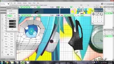 【Metasequoia】Head Modelling Part 1【Time-Lapse】