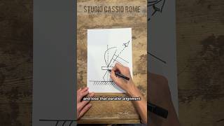 When aligning the hammer, keep the optical illusion in mind! #studiocassio #rome