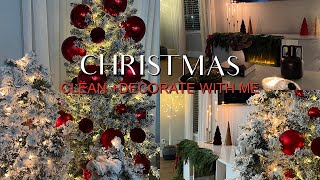 NEW! CHRISTMAS CLEAN +DECORATE WITH ME 2022 || CHRISTMAS DECORATING IDEAS 2022 || CHRISTMAS DECOR