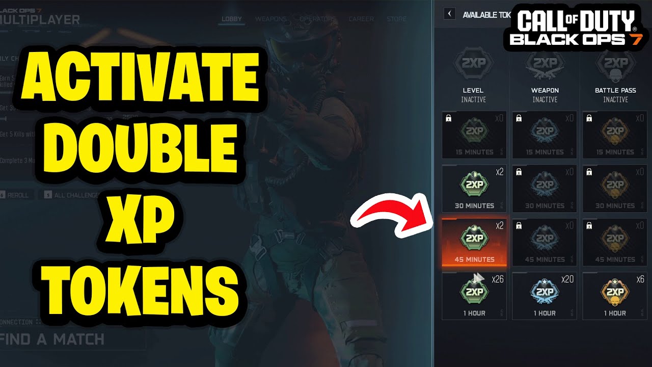 Xp Tokens How To Activate Double XP Tokens in COD Black Ops 7 PC - Fastest Guide ...