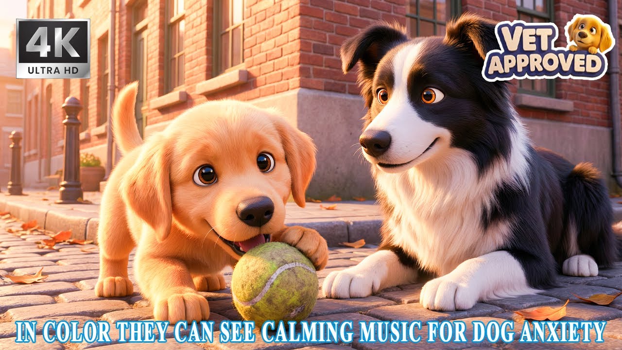 Cartoon for Dogs 2026 📺🐶Relaxing Music to Calm Your Dog Fast with Sleep 🎶 Dog Vision Colors 👍