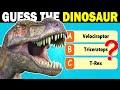 Guess the dinosaur quiz  learn 40 dinosaurs