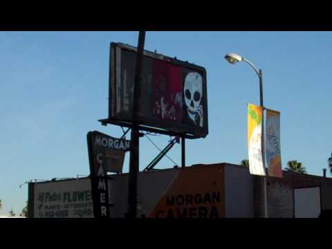 SKULLPHONE / Spazmat graffiti billboard on sunset ...