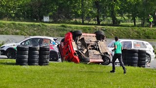 RALLYCROSS FUGLAU 2024 Big Crash/ Mistakes/ Action