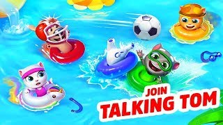 Talking Tom Pool - Puzzle Game Walkthrough Part 1 / Android iOS Gameplay HD screenshot 2