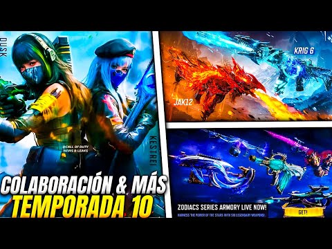 FECHAS de TODAS las RULETAS + EVENTOS de COLABORACIÓN + MITICAS que REGRESAN TEMPORADA 10 COD MOBILE