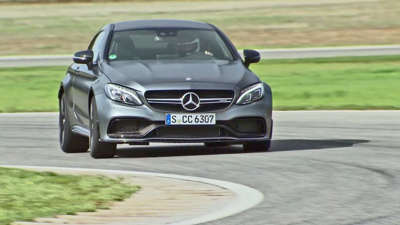 Mercedes Amg C63 S Coupe 2016 Test On Racetrack You Mercedes Amg C63 S Coupe 2016 Test On Racetrack