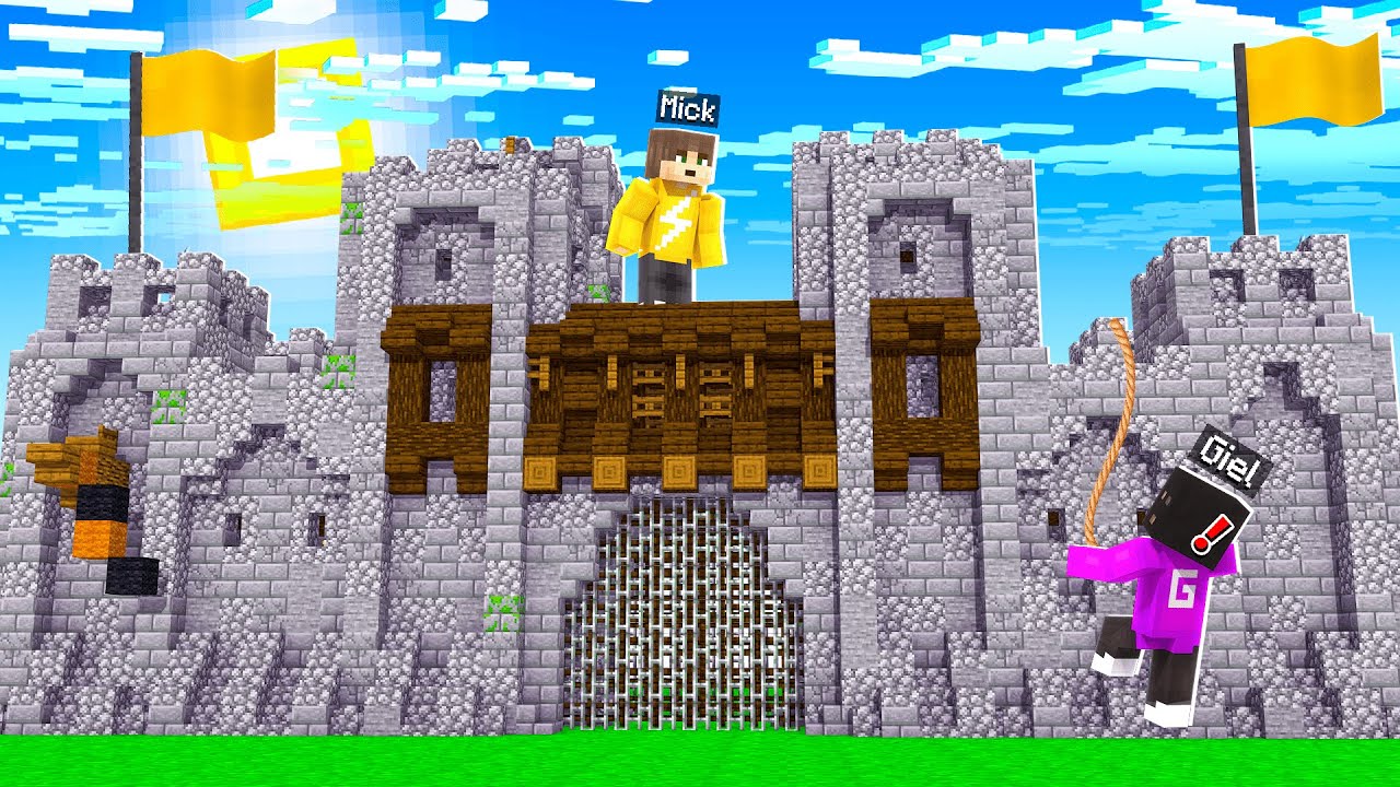 INBREKEN In GEEL STAD Van MICK! (Minecraft Survival)