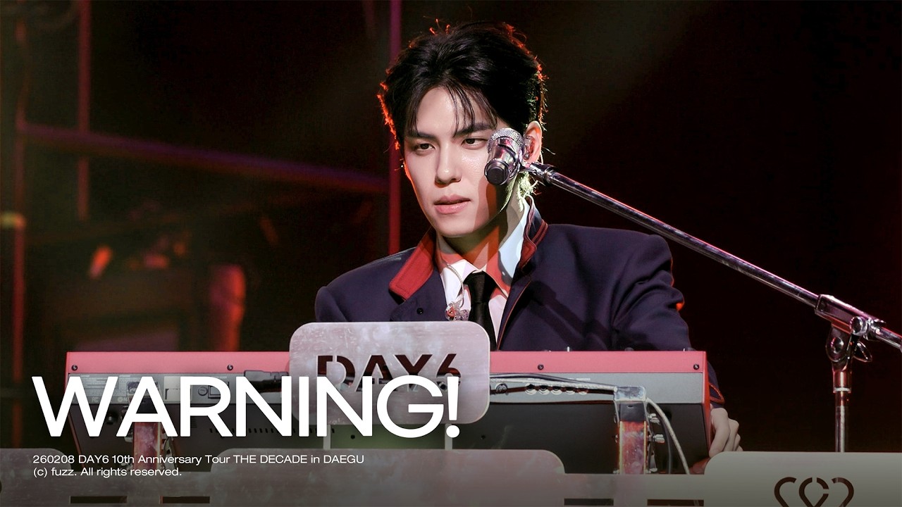 260208 WARNING! - 원필 (WONPIL) | The DECADE in DAEGU | DAY6 4K FULL 직캠