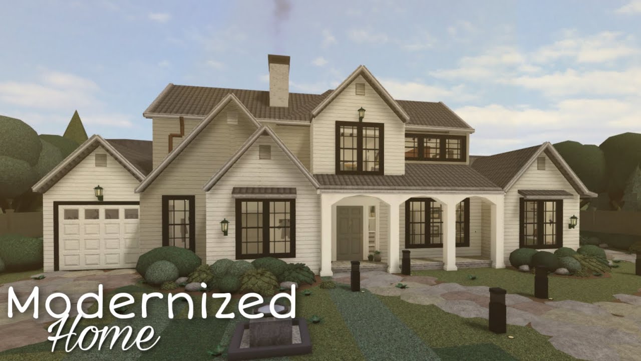 Suburban Bloxburg House Ideas Bloxburg: Cozy Family Home | Speedbuild