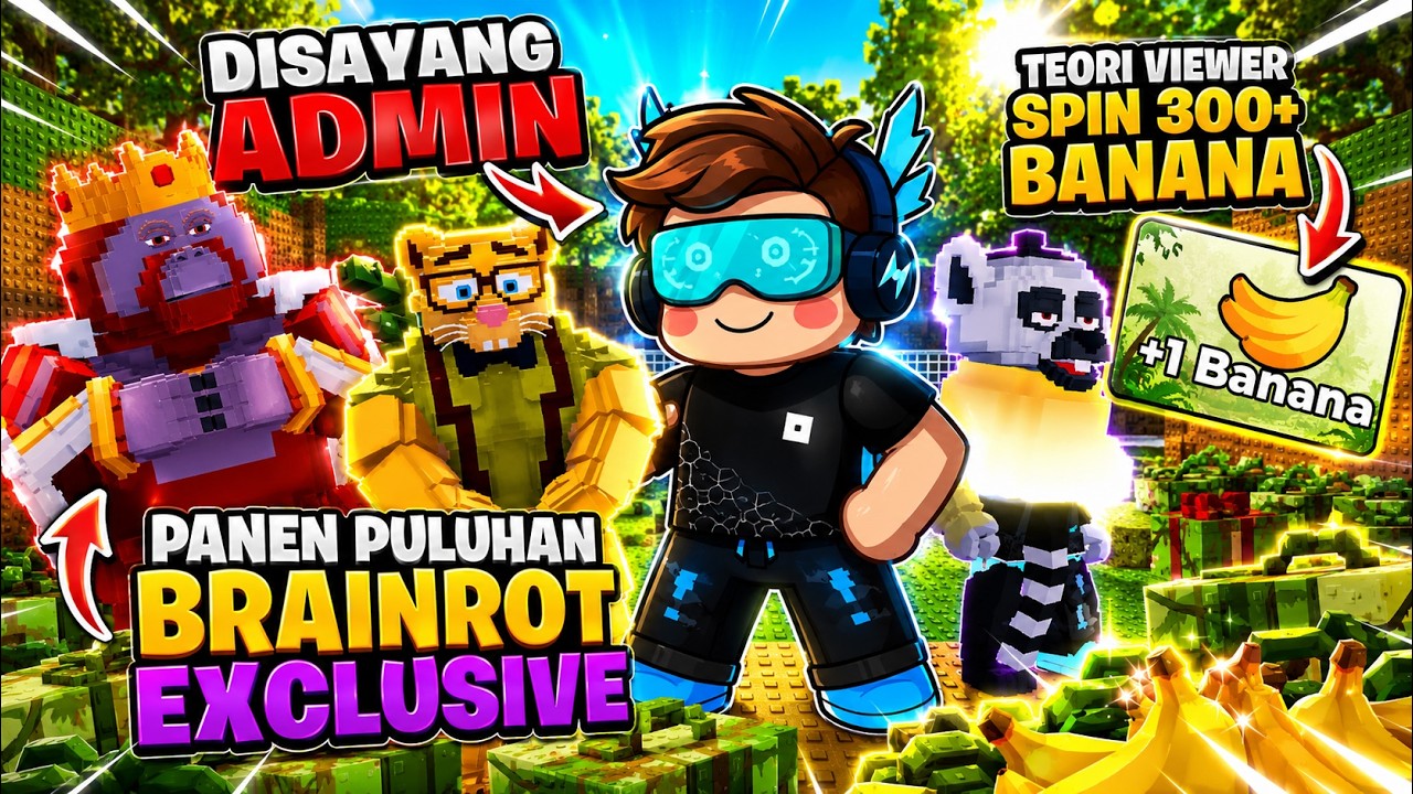 DISAYANG ADMIN!! FEROS AUTO DAPET BRAINROT EXCLUSIVE PAKE TEORI VIEWER!! - Roblox Kick a Lucky Block