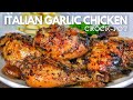 Italian garlic chicken recipe in crock pot