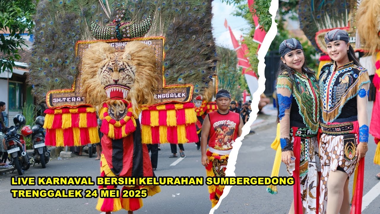 LIVE KARNAVAL SENI BUDAYA BERSIH KELURAHAN SUMBERGEDONG TRENGGALEK 24 MEI 2025