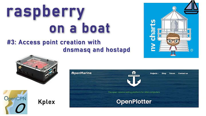raspberry on a boat #3: Access point creation with dnsmasq and hostapd