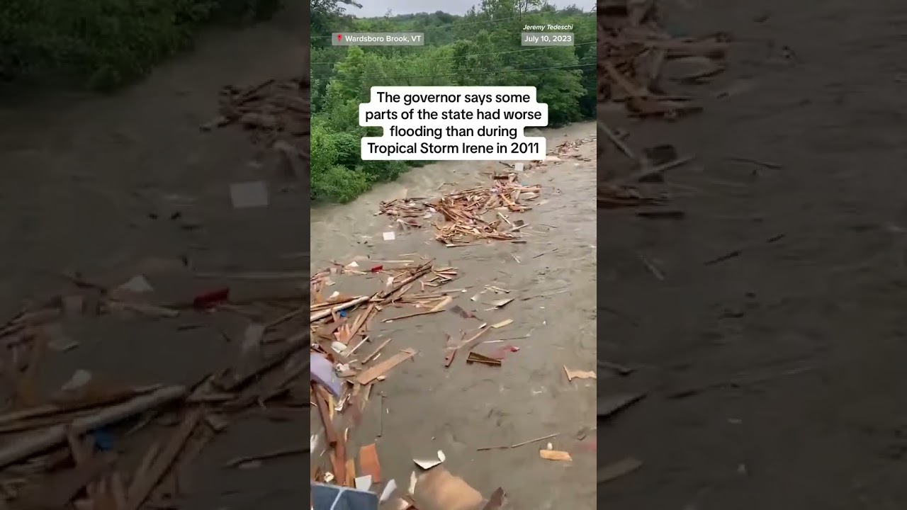 Heavy rains in #NewEngland caused what authorities said were ‘life-threatening’ floods in #Vermont