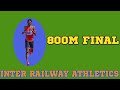 800m men final sajeesh joseph wins gold  80th railway athletics championships 2014